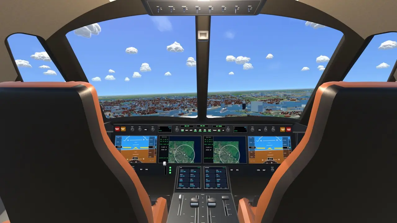 Flight Simulator Amsterdam screenshot 1