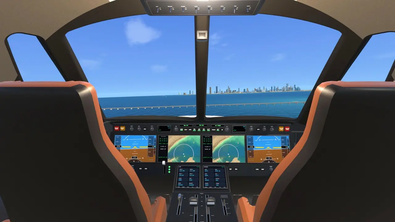 Flight Simulator Kuwait City screenshot 1