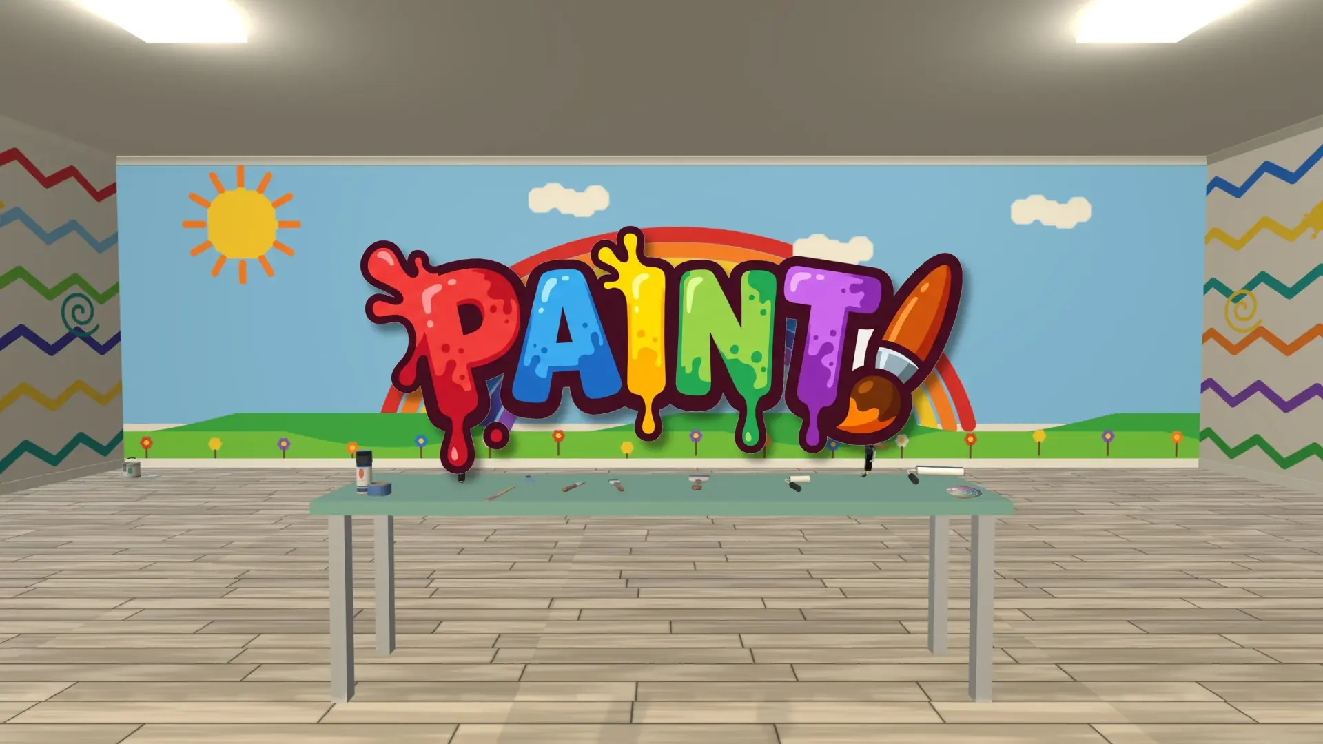 Paint key art